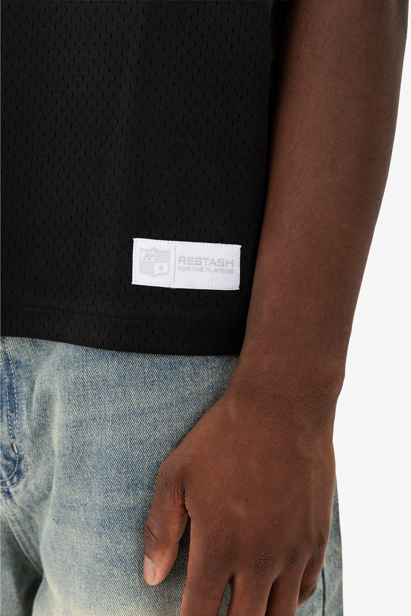 NOIR MESH JERSEY