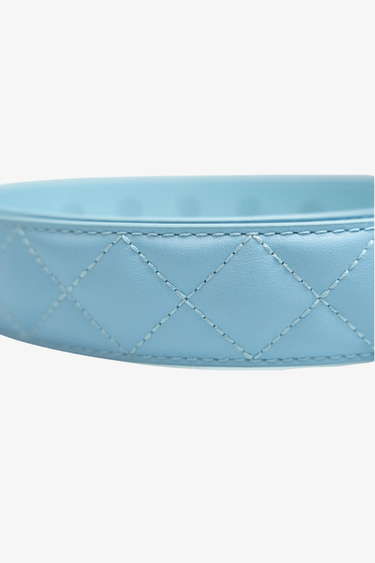BLUE PUFFY BELT