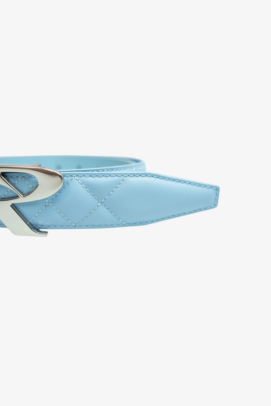 BLUE PUFFY BELT