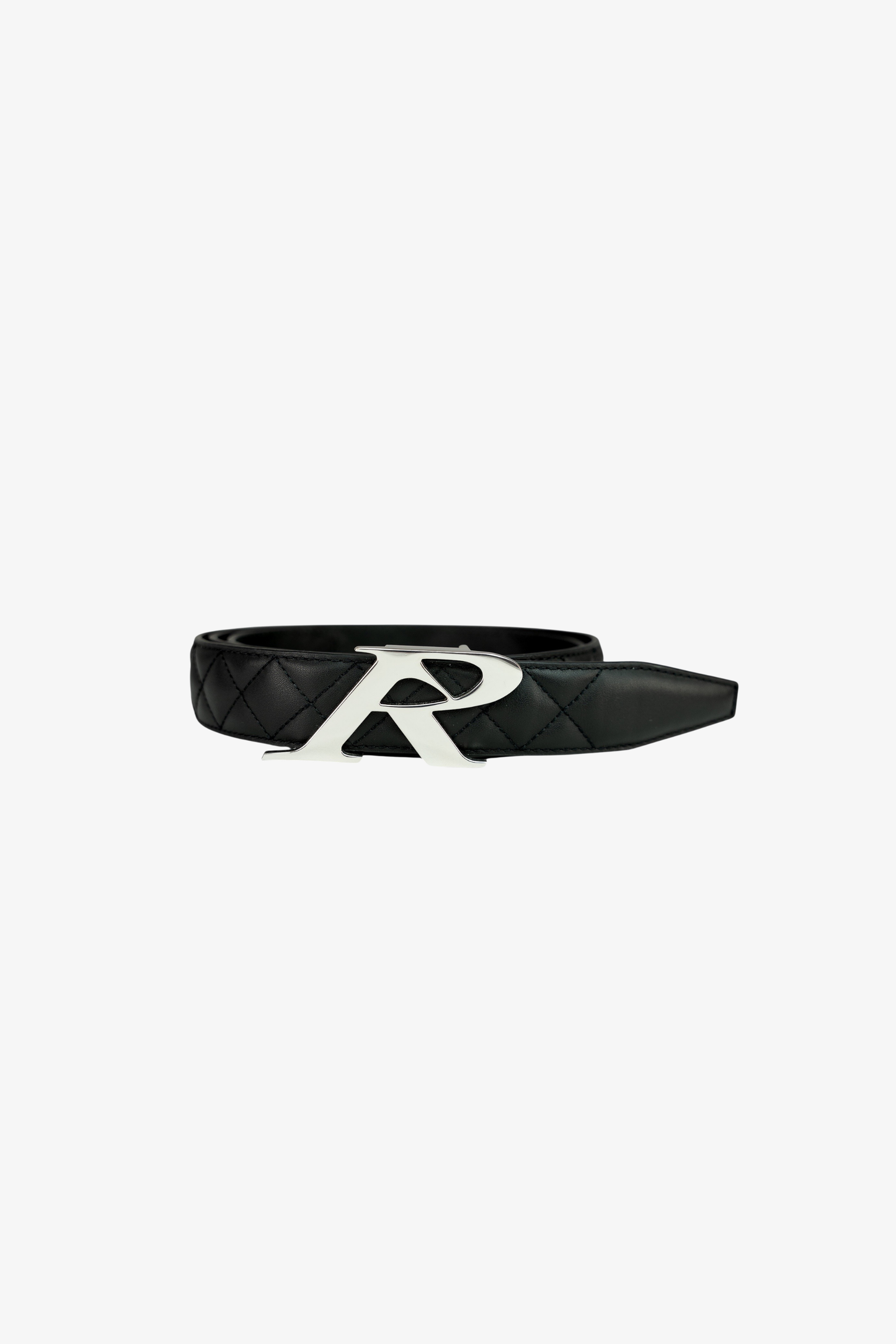 BLACK PUFFY BELT