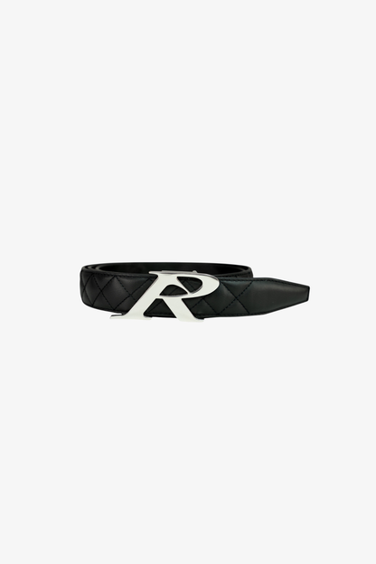 BLACK PUFFY BELT