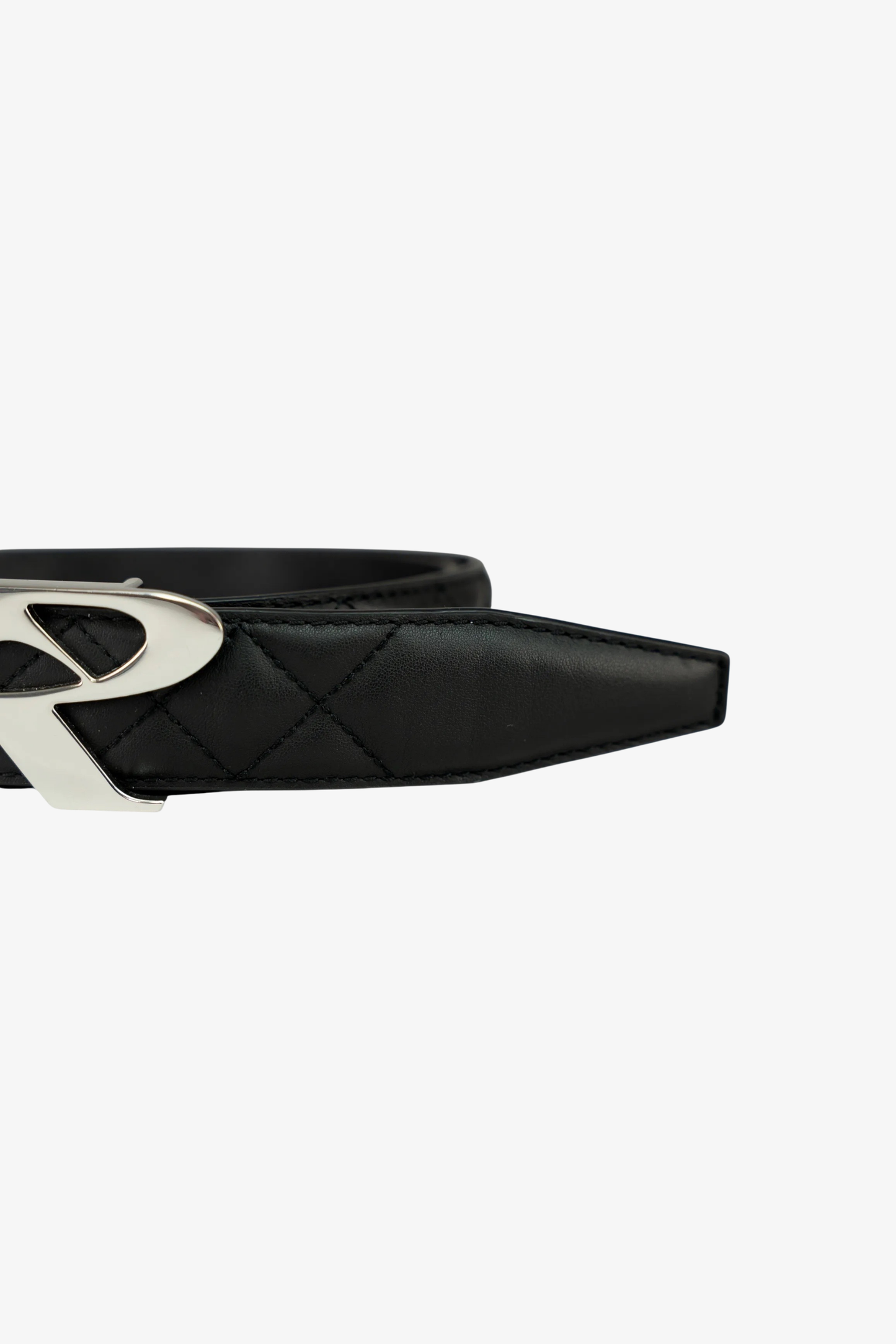 BLACK PUFFY BELT